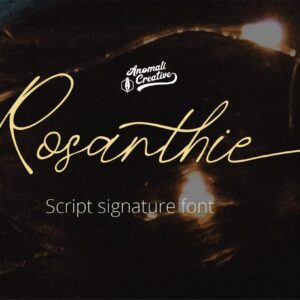 Rosanthie Signature Script Font