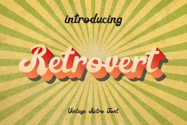 Retrovert Vintage Groovy + Bonus