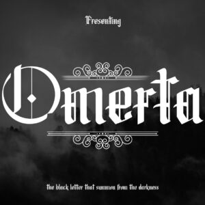 Omerta - Simple Blackletter Font